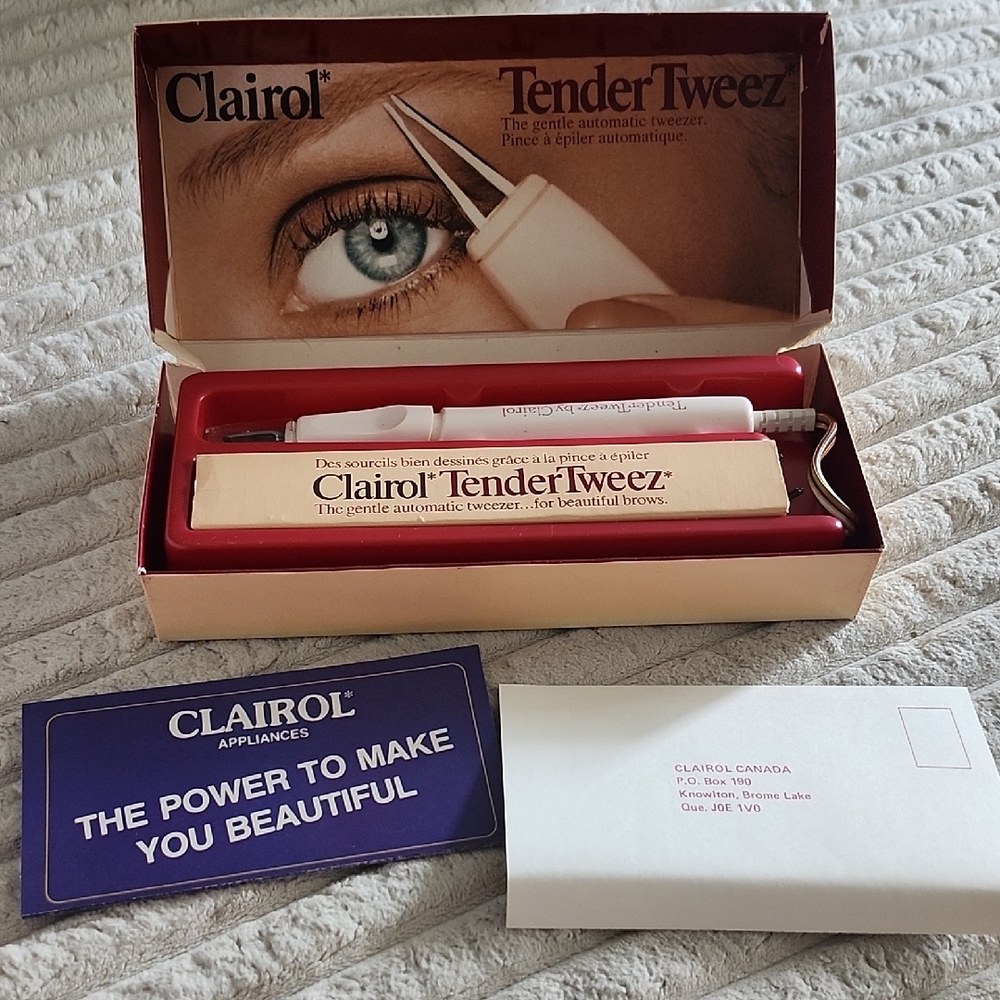 Vintage 1970's Clairol Tender Tweez